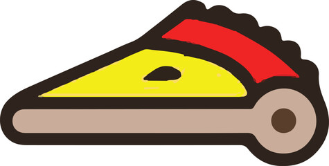 Delicious pizza food delivery service