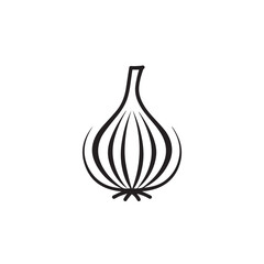 Garlic in cartoon, doodle style . Image for t-shirt, web, mobile apps and ui. Isolated 2d vector illustration in logo, icon, sketch style, Eps 10, black and white. AI Generative