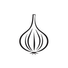 Garlic in cartoon, doodle style . Image for t-shirt, web, mobile apps and ui. Isolated 2d vector illustration in logo, icon, sketch style, Eps 10, black and white. AI Generative