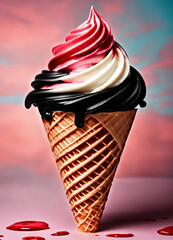 icecream cone - obrazy, fototapety, plakaty