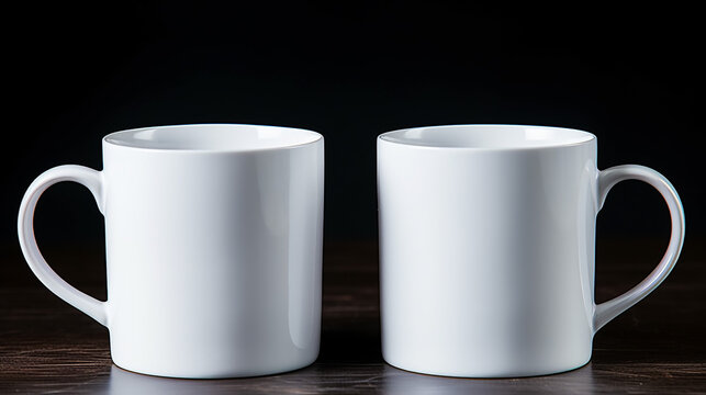 white cup on wood table
