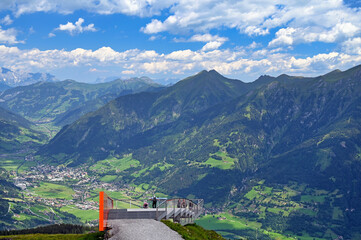 Viewpoint Stubnerkogel mountain Bad Hofgastein Austria summer season - 790694019