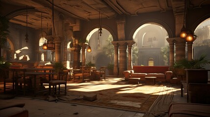 Obraz premium Church of the holy trinity. AI generated art illustration.