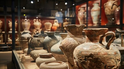Ancient artifacts from China showcase the rich cultural heritage and historical significance of the country, offering glimpses into its past civilizations and traditions.