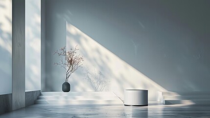 A minimalist product composition showcasing innovative design and sleek aesthetics.
