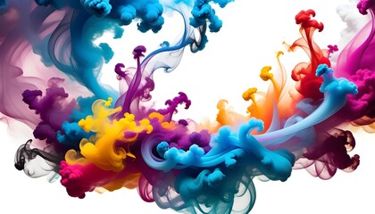 Colorful Smoke Dance