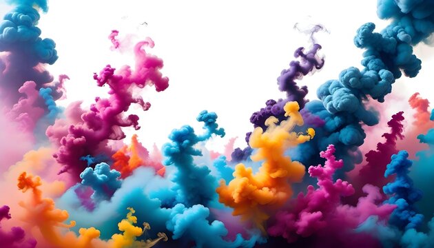 Colorful Smoke Dance
