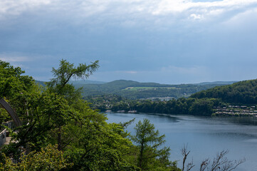 Obraz premium View of the Lake Edersee