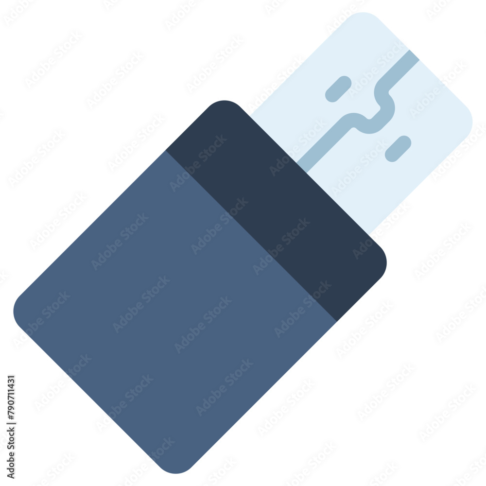 Poster flash disk and usb vector icon flat style. perfect use for logo, presentation, website, and more. mo