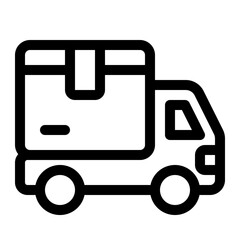 Delivery Truck Line Icon