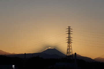 富士山_夕方