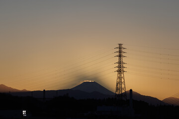 富士山_夕方