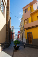 Street in the old town of Galdar, a town on Gran Canaria in Spain