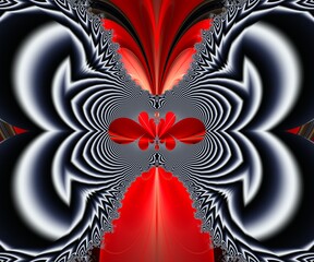 Computer generated abstract colorful fractal artwork - 790712434