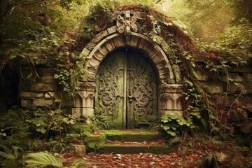 An ancient, mystical gateway to another realm.