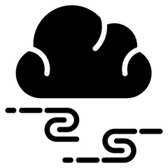 Windy Solid Icon