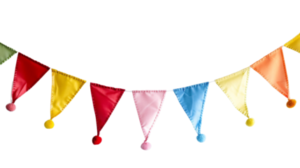 Colorful pennant chain