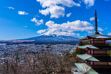 Mount Fuji View from Arakurayama Sengen Park