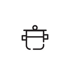 Kitchen Utensils Pan Line Icon