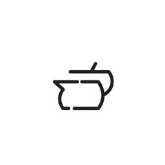 Kitchen Utensils Pan Line Icon
