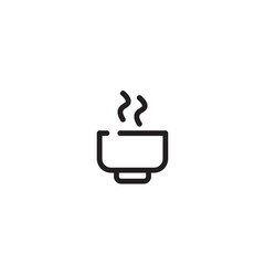 Kitchen Bowl Container Line Icon