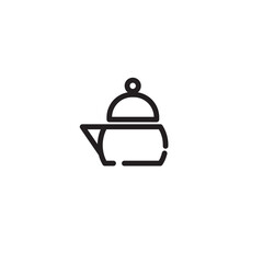 Kitchen Pot Tea Line Icon