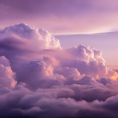 Romantic background of pink sky. Clouds soft at sunset. For postcard, book illustration. Pink sky. Pink clouds. Soft clouds at sunset. 