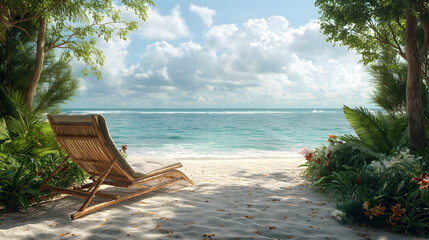 Serene Ocean View from a Luxurious Wooden Deck