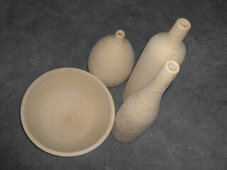 ceramics - pottery , handmade - greenware _ stoneware - wheelthrown - workinprogress, Background