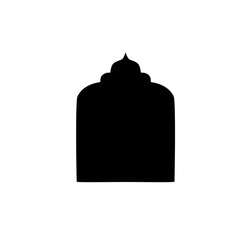 islamic window silhouette icon