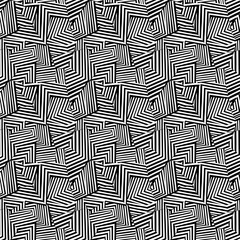 black and white monochrome geometric background, repeatable seamless background pattern tile