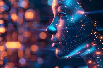 Tuinposter The transformative power of AI in organizational processes. AI in driving innovation and competitive advantage for organizations © Slowlifetrader
