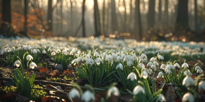 In 1753, Swedish botanist Carl Linnaeus named Galanthus nivalis, meaning snowy (Galanthus implies milk-white blossoms).