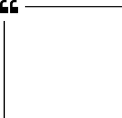 Obraz premium Quote box frame icon set. Quote symbol and mark quote. Quote frames. Comment, text box. Speech bubbles with quotation marks. Blank text message box for quotes. Blog post template. Vector illustration.