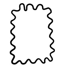 Fototapeta premium Squiggle Frame 