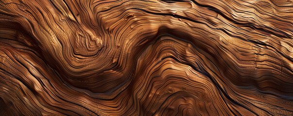 Rough wooden texture background, brown old wood section, generated by ai
