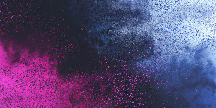 Background and wallpaper in colored blured background, blue and pink gradient texture background