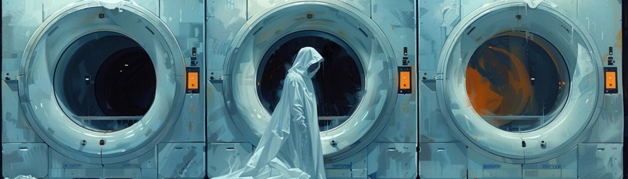 A ghost haunting an MRI machine, causing funny false alarms and spooked radiologists 