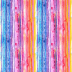 water colour rainbow stripes background, repeatable seamless background pattern tile
