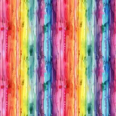 water colour rainbow stripes background, repeatable seamless background pattern tile
