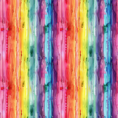 water colour rainbow stripes background, repeatable seamless background pattern tile
