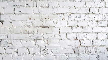 texture of a contemporary white brick wall as backdrop