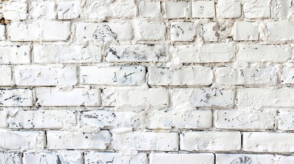 Fototapeta premium texture of a contemporary white brick wall as backdrop