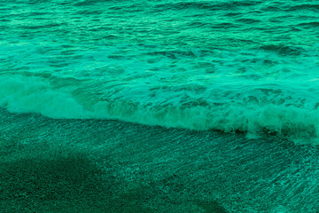 blue sea water and sand