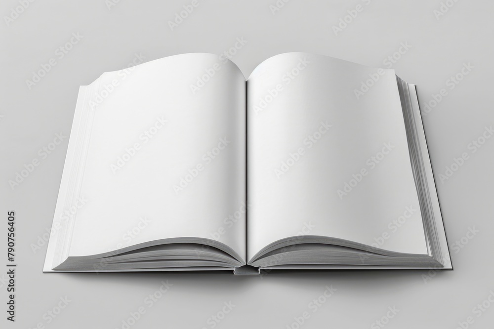 Poster blank soft cover book mockup - create your own personalized book cover design with this 3d rendering