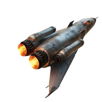 recommend clip art: Amazing Jet Propulsion Isolated On White Background