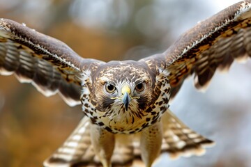 Obraz premium Intense Gaze of a Raptor