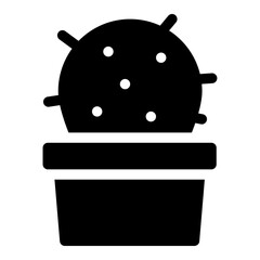 cactus in pot icon 