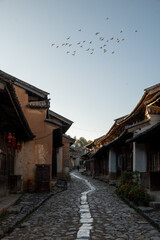 Dali's Xiangyun County, Yunnan Yi Ancient Town, Tea Horse Ancient Road.