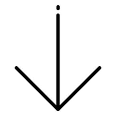 Arrow down icon